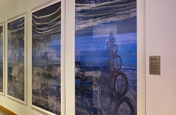 Student art displayed at Chapman College