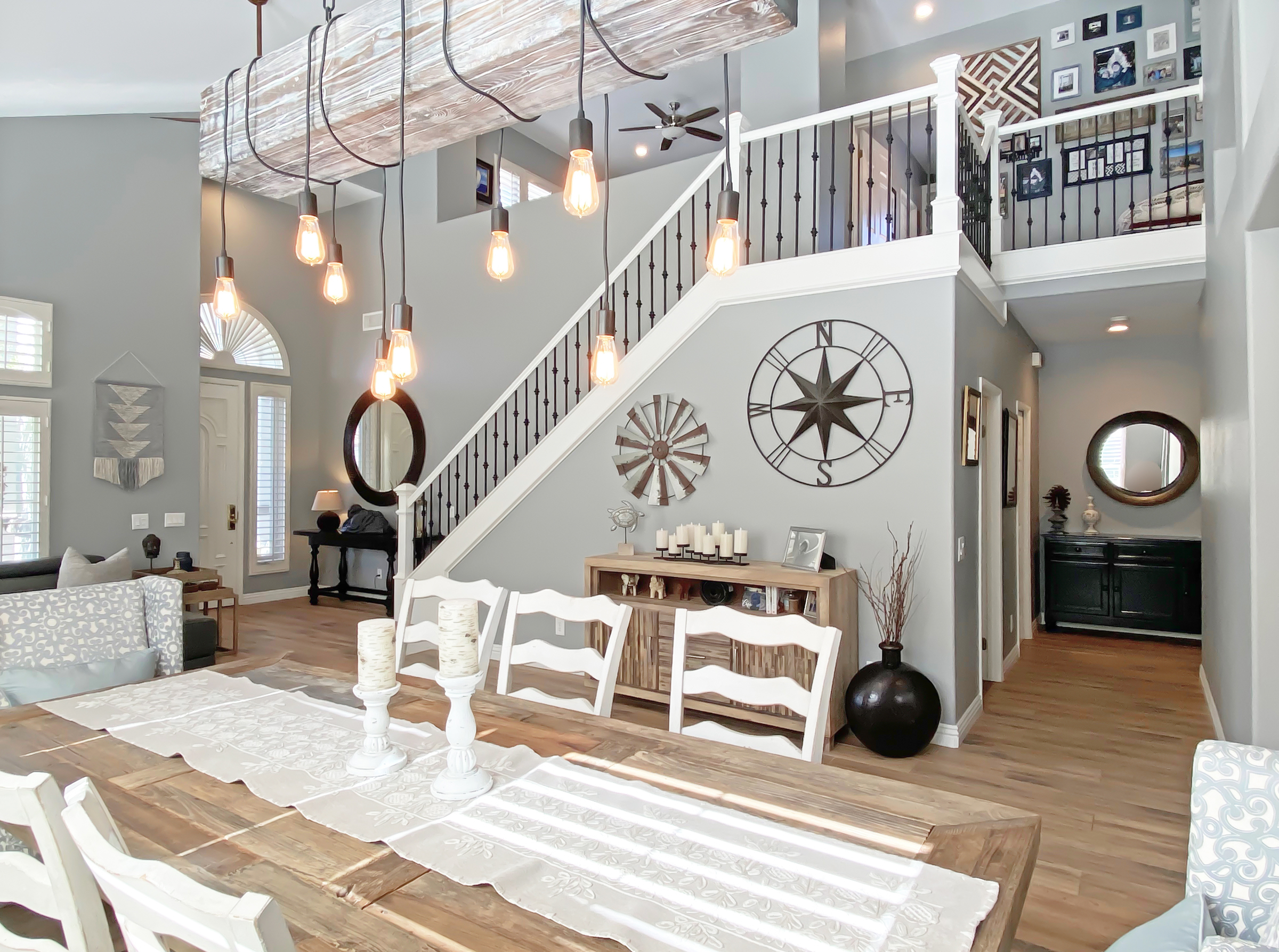 Home Interior Photography Dining Room and Foyer