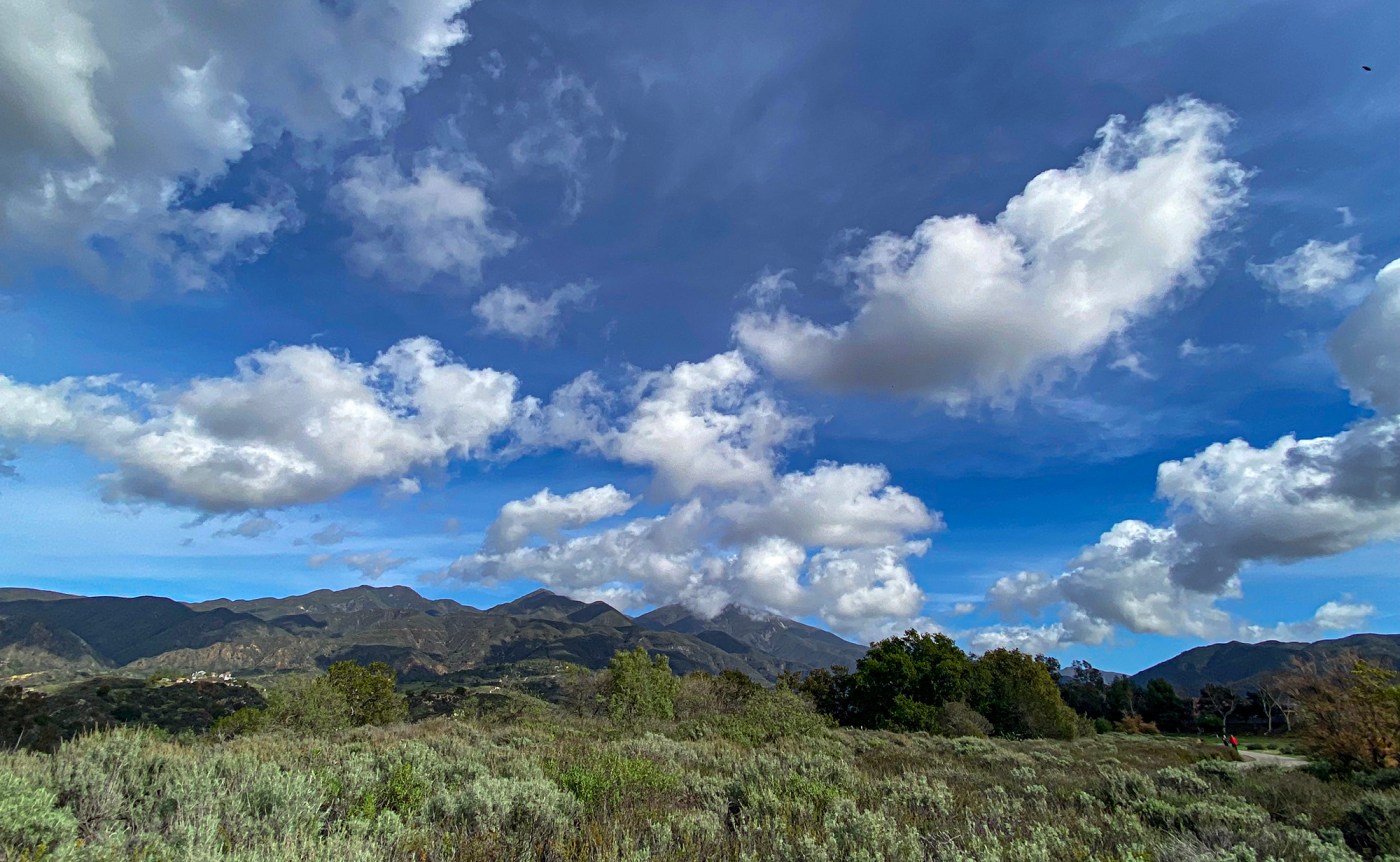 Trabuco and Saddleback Late Winter Clouds and Sky