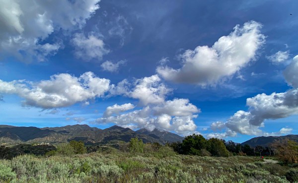Trabuco and Saddleback Late Winter Clouds and Sky