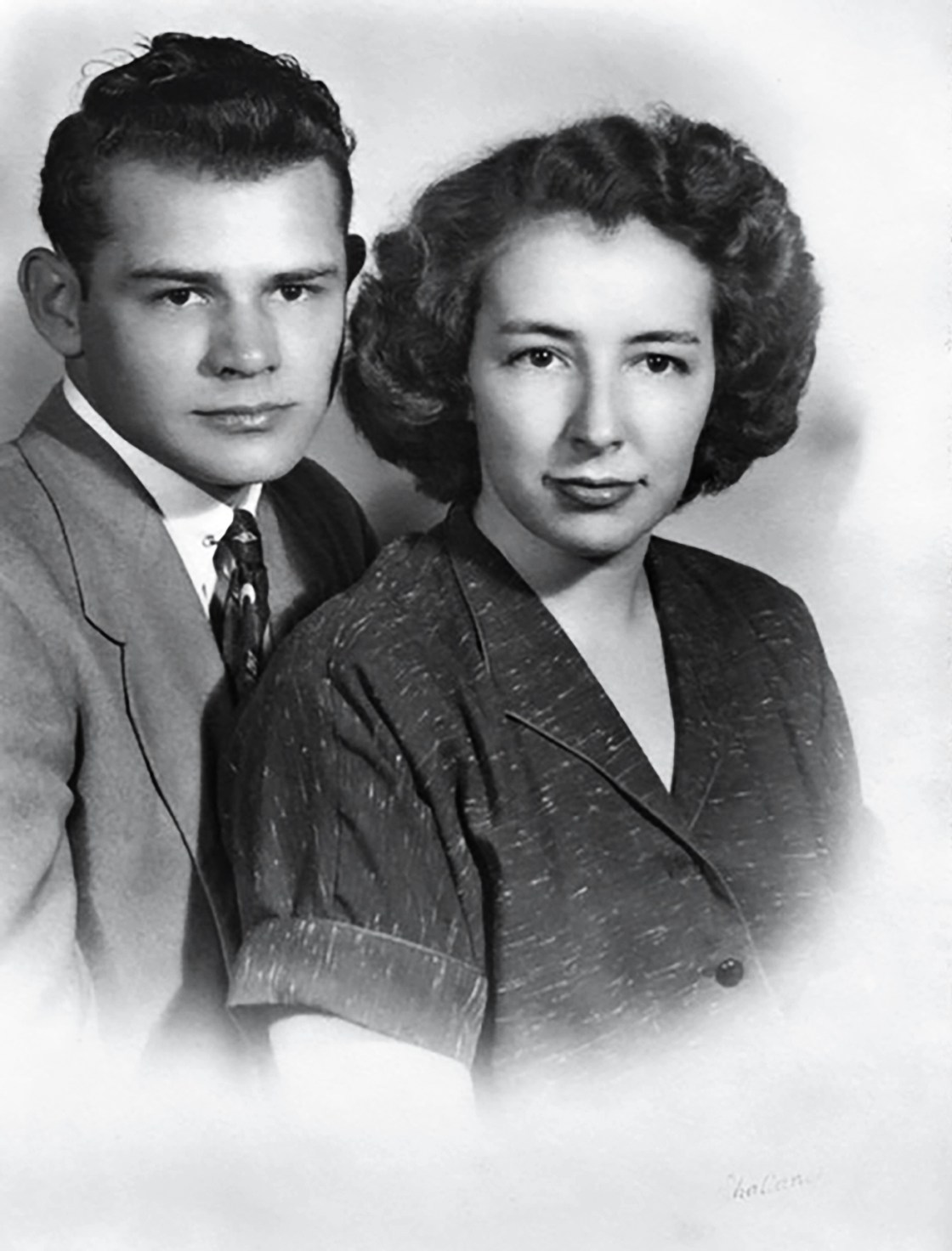 Mom and Dad on Their Wedding Day