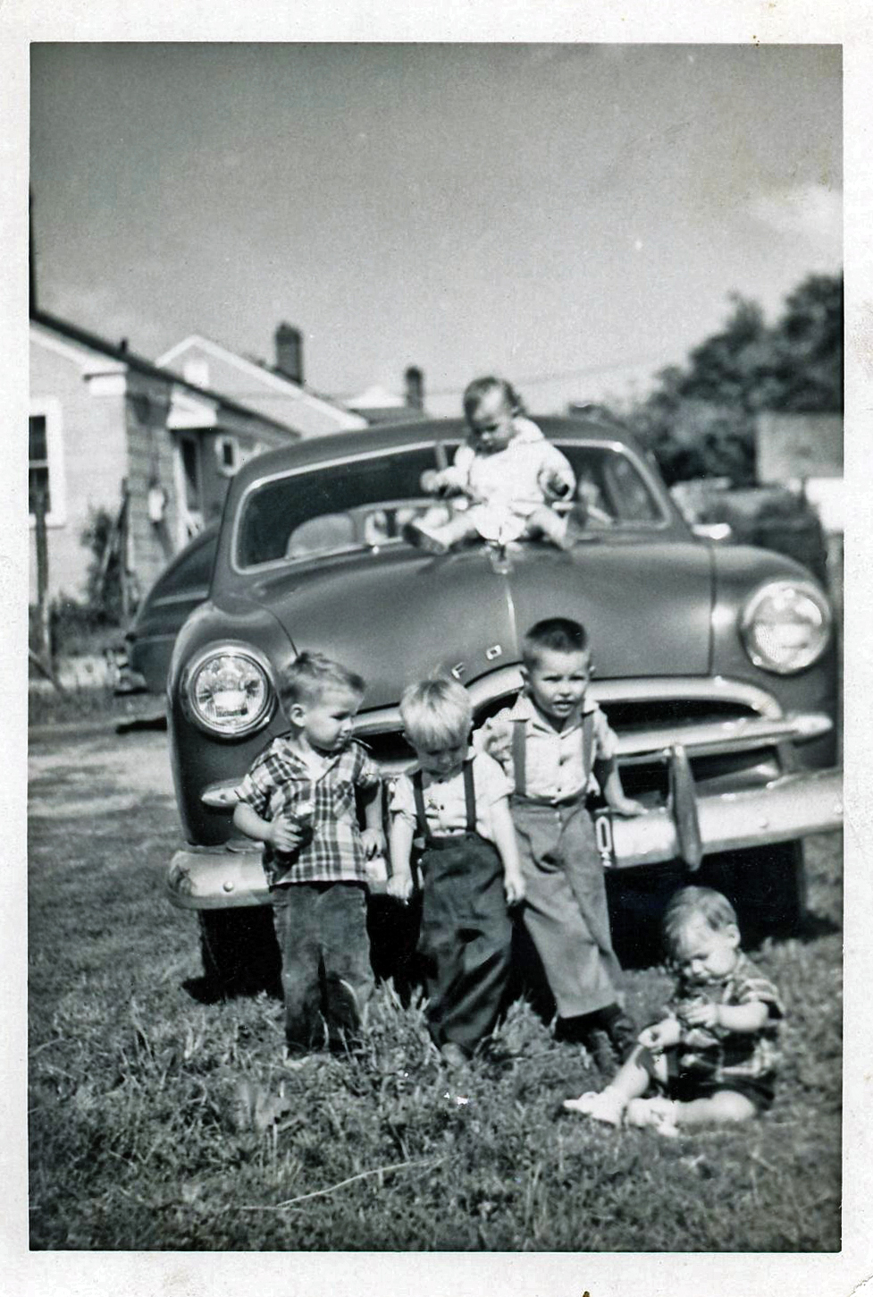 Brother, Cousins and the Ford in South Carolina