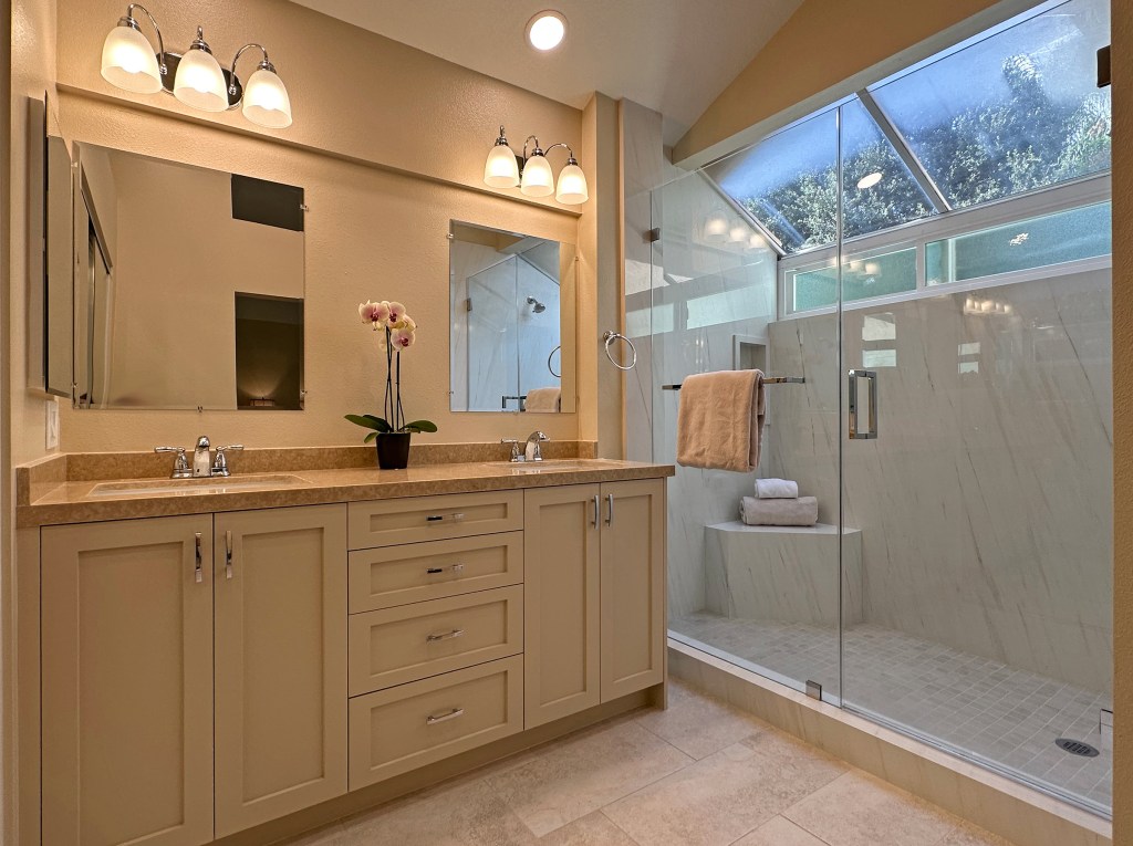 Updated Master Bath Mission Viejo Home